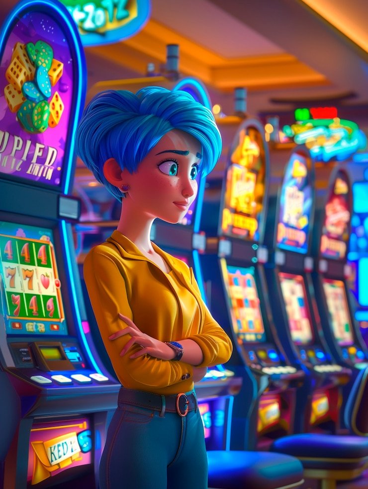 Bonus round interface in The Dog House game on 1bandar slot